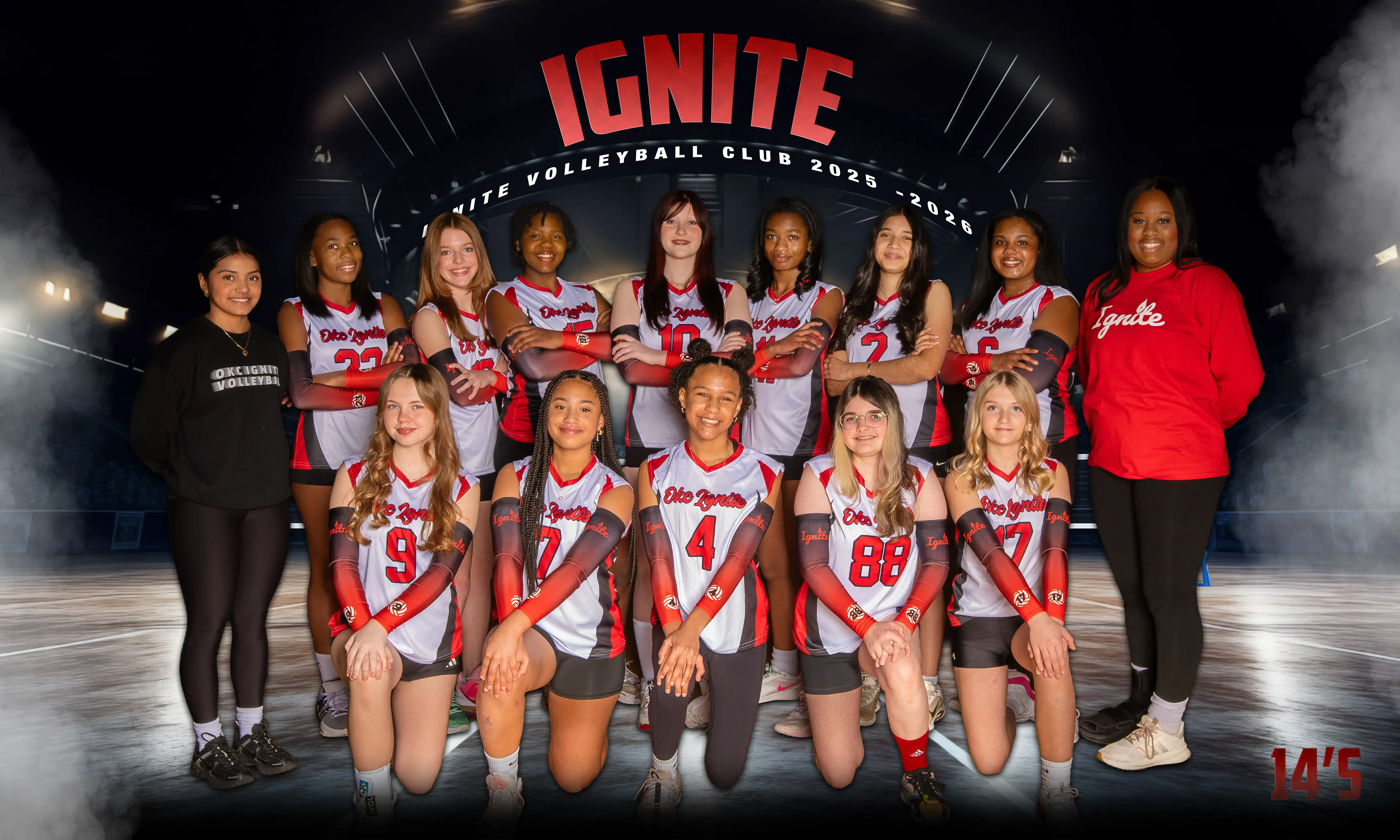 OKC Ignite 14s team photo